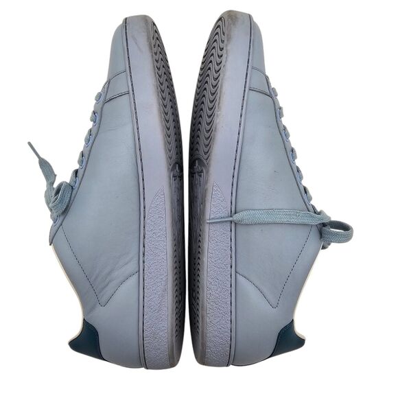 Gucci GG Ace Sneakers Size 39 US 9 Light Blue Leather Authentic Designer Low Top - Picture 6 of 11